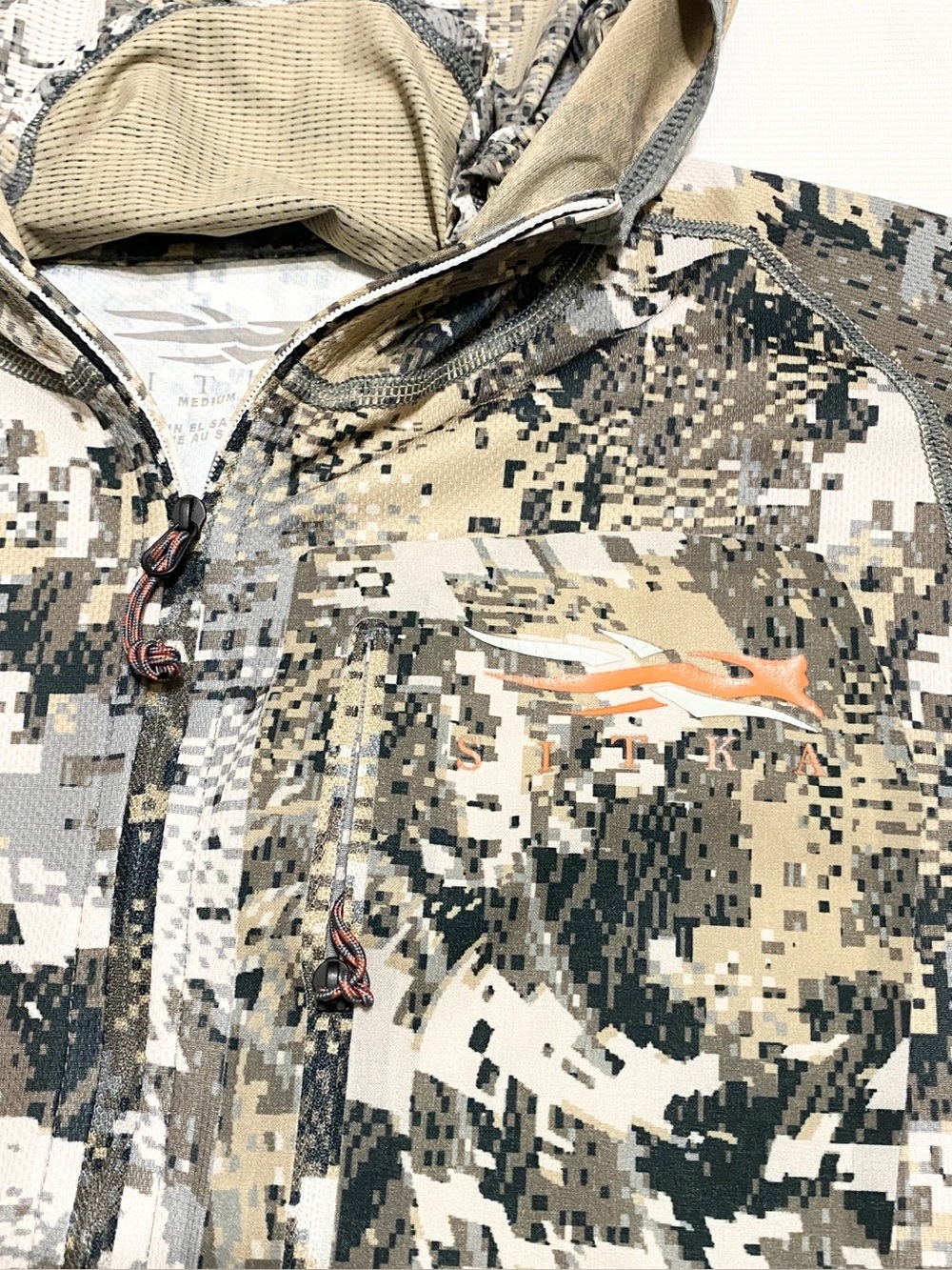 Sitka Core Lightweight Hoody 1/4 Zip Pullover Camo Optifade Open Country - Picture 3 of 6